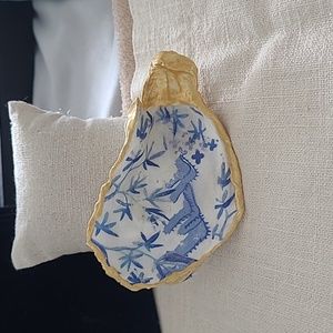 Genuine OYSTER shell home decor dish jewelry handmade Mothers Day!